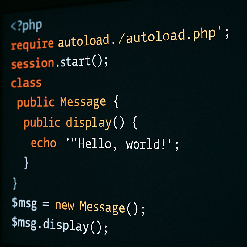 Screenshot PHP-Code